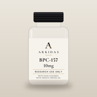 Arkidas BPC-157 10mg research compound vial