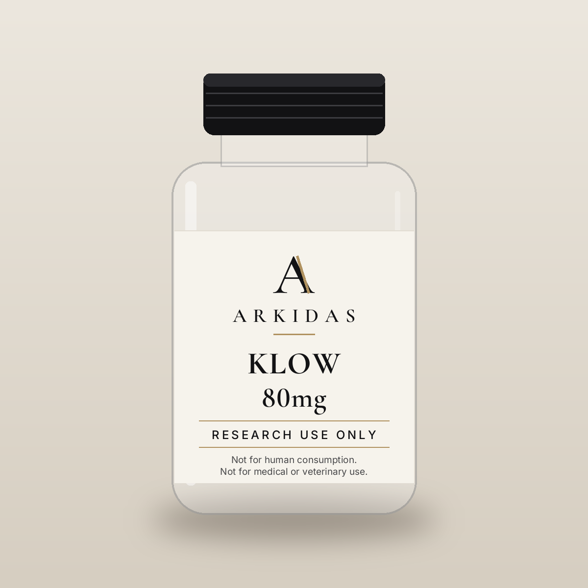 Arkidas KLOW 80mg research compound vial